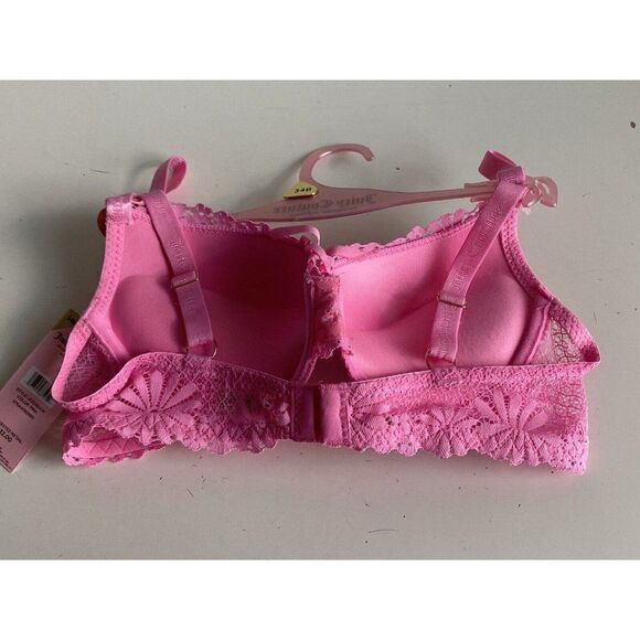 Juicy Couture Sexy Extreme Push Up Bra Size 34B Pink Strawberry JC5250AW NEW - Picture 8 of 10